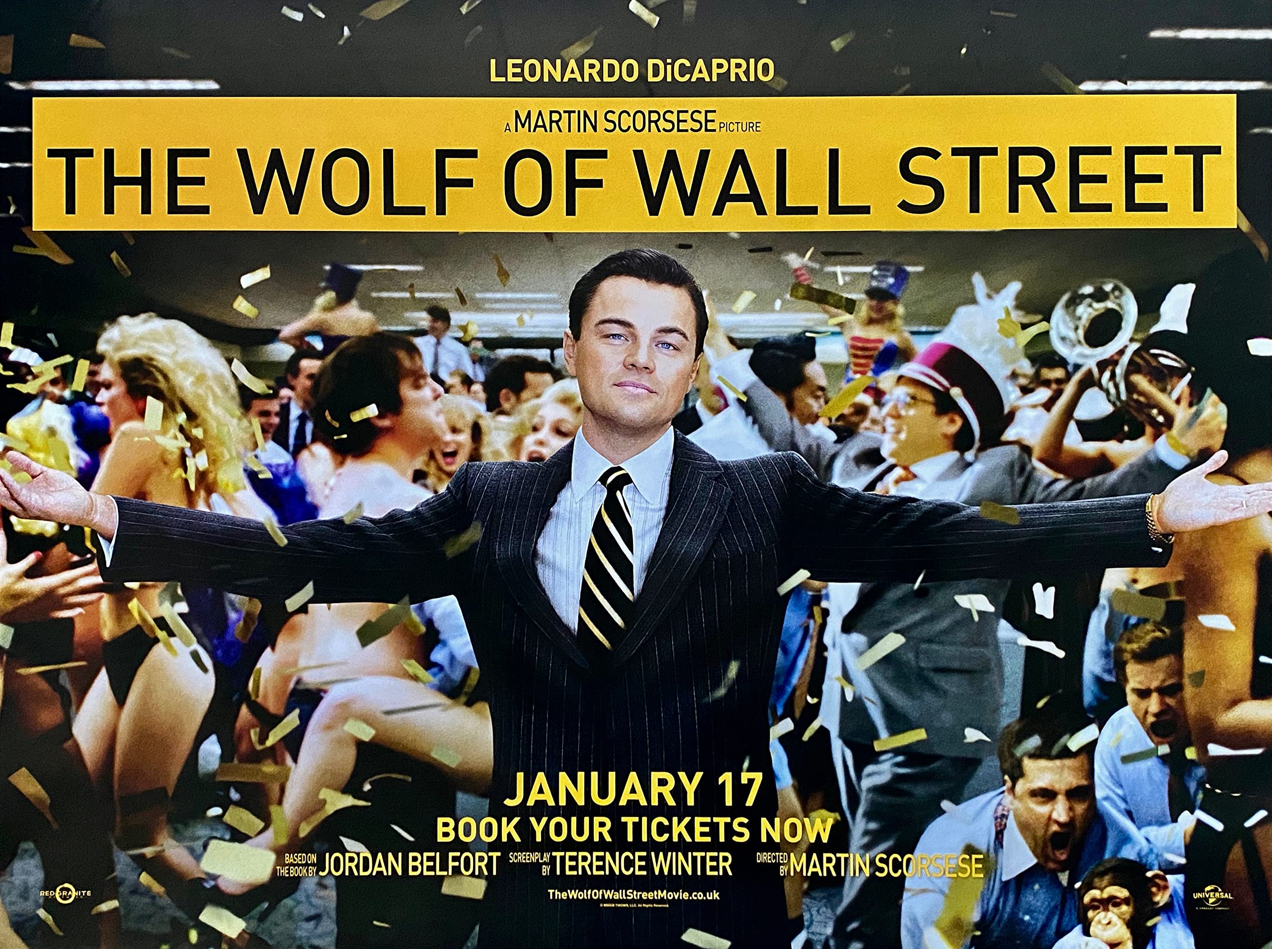 Amazon.co.jp: the wolf of wall street 2 z7440 A1 Poster on Photo